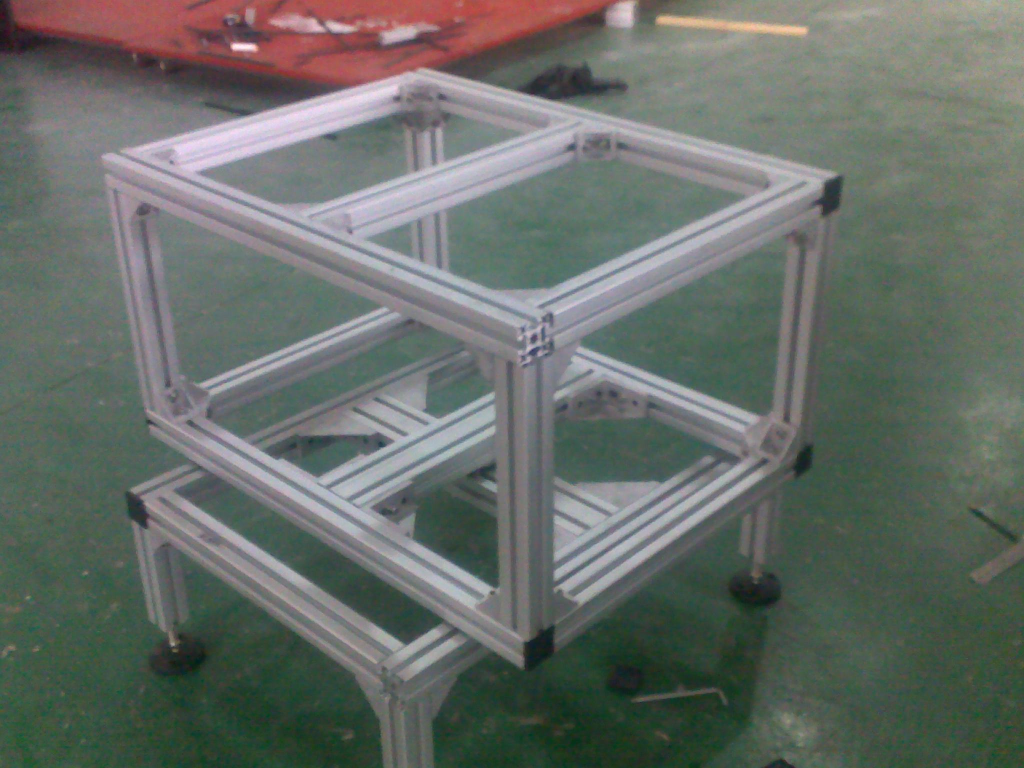 鋁型材雙層支架定制過程復(fù)雜？沒那回事兒