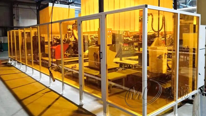 機器人防弧光板圍欄 機器人防弧光板圍欄